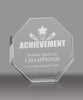 Crystal Octagon Wedge Award [CFOCT-5-X]