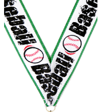 7/8 x 30 in. Baseball Super Sport Neck Ribbon [NKRB-1075]