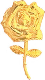 Gold Plated Pin- Rose [PRSE-52]