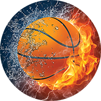 Basketball Fire & Water Insert [BTD-3164]