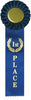 1st Place Single Streamer Rosette Ribbon [R10R1-1st]