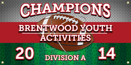 Football Vinyl Banner- Field [VB-FB-FLD]