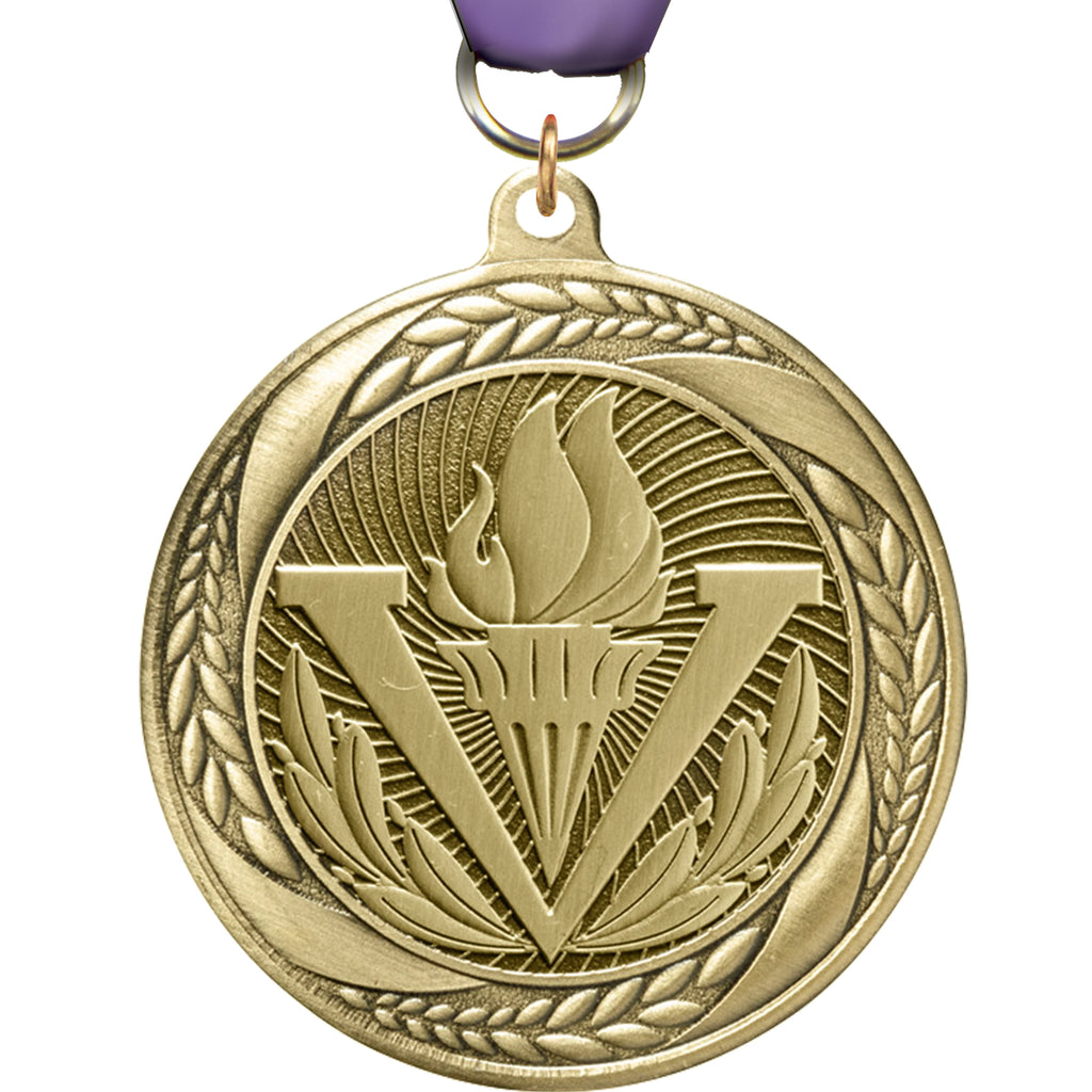 2.25" Victory Laurel Wreath Medal [MM2S-19]
