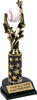 Baseball Spinning Resin Ball Trophy [TS7T10-BS]
