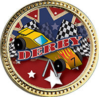 Pinewood Derby Round Insert Pin [P78RI-PNWD]