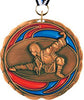 Martial Arts Epoxy Color Medal - Bronze [MEC2-MA-B]