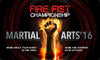 Martial Arts Vinyl Banner- Fire Fist [VB-MARTS-FST]