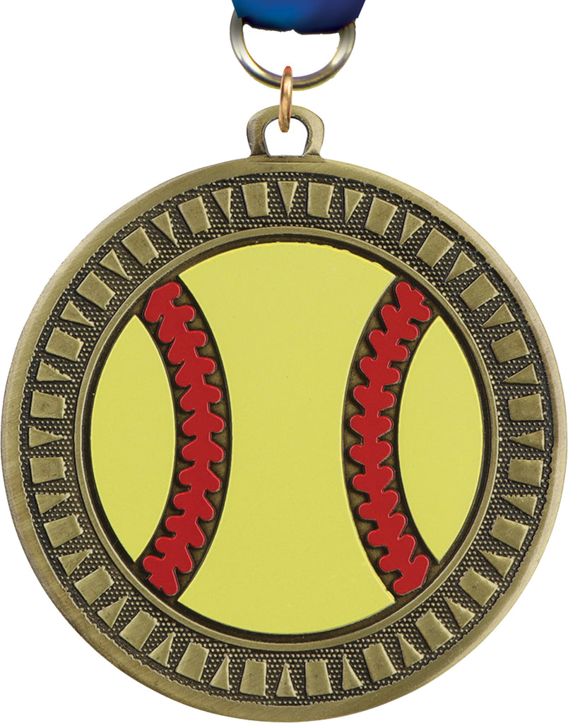 2 3/8" Softball Velocity Medal [MPVLCT2-SB]