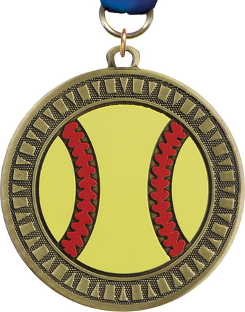 2 3/8" Softball Velocity Medal [MPVLCT2-SB]