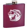 TahoeÂ© Powder Coated Insulated 6 oz Flask - Maroon [TMLG19-MRN]