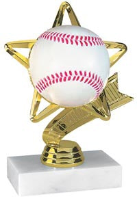 Trophy: Baseball Star Color Sport Theme [TCS90-BS]