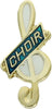 Choir G Clef Enameled Pin [PCM-MC-CLF-82]