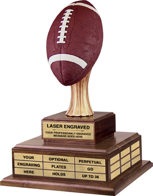 Football Twin Tier Perpetual Trophy [TPP2L-PD-FB]