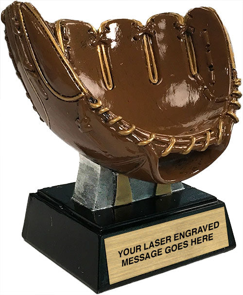 Softball Glove Ball Holder Trophy [RMBH5-SB]