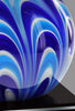 Blue Wave Globe Art Glass Award [AGJ55-5]
