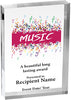 Music Vibrix Acrylic Award [ACB57V-MC]