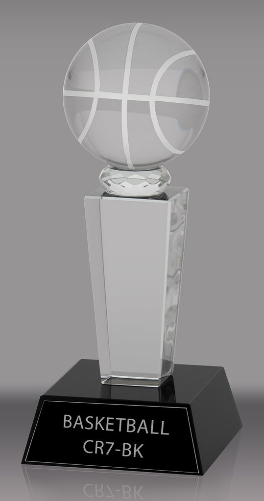 Crystal Basketball Award- 7 inch [CR7-BK-X]