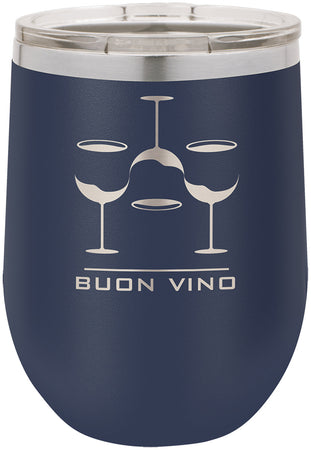 Polar Camel Vacuum Insulated Stemless Wine Glass - Navy [SWGJ8-NVY]