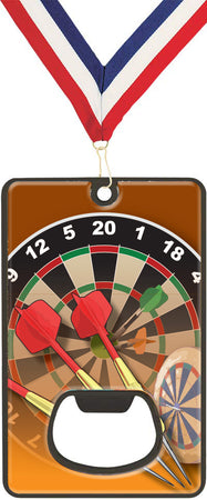 Bottle Opener with Magnetic Back- Darts [MCAROP-DT-1007]