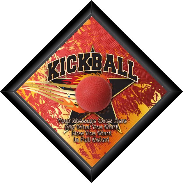 Diamond Plaque- Kickball [PFCDIA-8-KKBL]