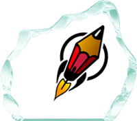 Custom Jade Acrylic Iceberg Award [AIB8J-FC]