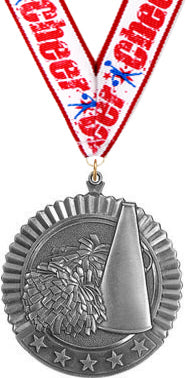 Cheer 5 Star Medal- Silver [MP36-CH-S]