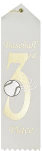 Baseball 3rd Place Event Ribbon [R8SER-BS-3RD]