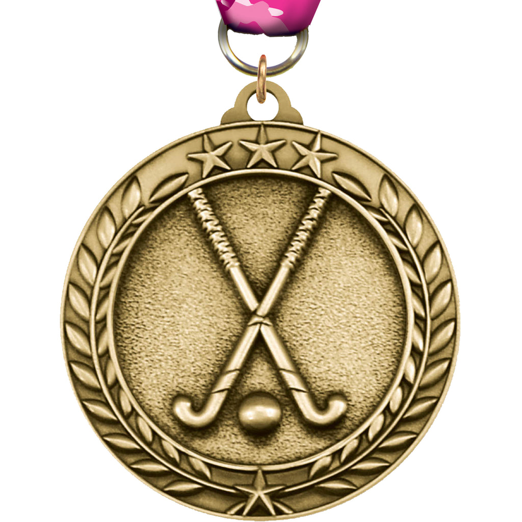 Field Hockey Dimensional Medal