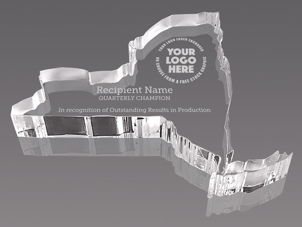 New York Paperweight Acrylic Award - 4x5.25 [ASTT-NY-Q]