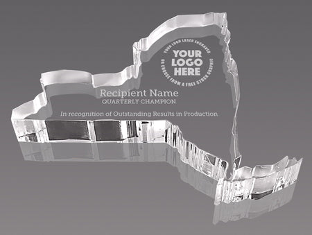 New York Paperweight Acrylic Award - 4x5.25 [ASTT-NY-Q]