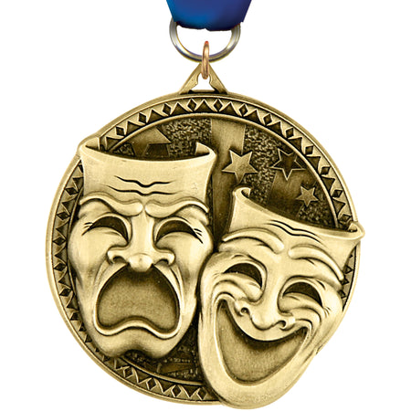 2" Drama Ultra-Impact 3-D Medal [MDTD2-DR]