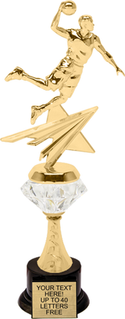 Basketball Male Rising Star Diamond Riser Trophy [TRDDRSS-11-BKM]