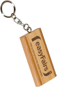 Bamboo Flash Drive with Flip Style Lid & Key Chain [BJMEM003]
