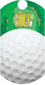 Golf Dog Tag Insert [DT-1215]