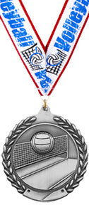 Volleyball Medal- Silver [M201-VB-S]