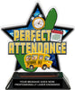 Perfect Attendance Colorix-T Acrylic Trophy - 6.25 inch [TACR6-KN-PA-Q]