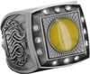 Championship Ring with Activity Insert- Softball Silver [RGSJ-S-12ST-SB]