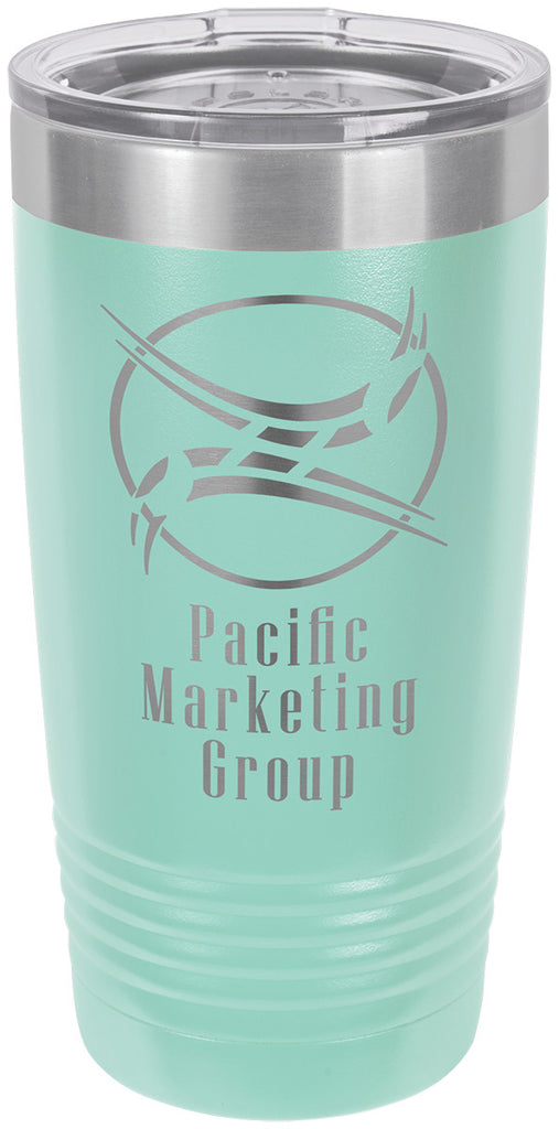 Polar Camel 20 oz. Ringneck Teal Vacuum Insulated Tumbler w/Clear Lid [TVIJ206]