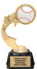 Baseball Twistar Trophy- Gold [TWST7-BS-G]