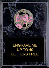 7"x9" Ballet Dimensional Color Plaque [PEM7-BT]