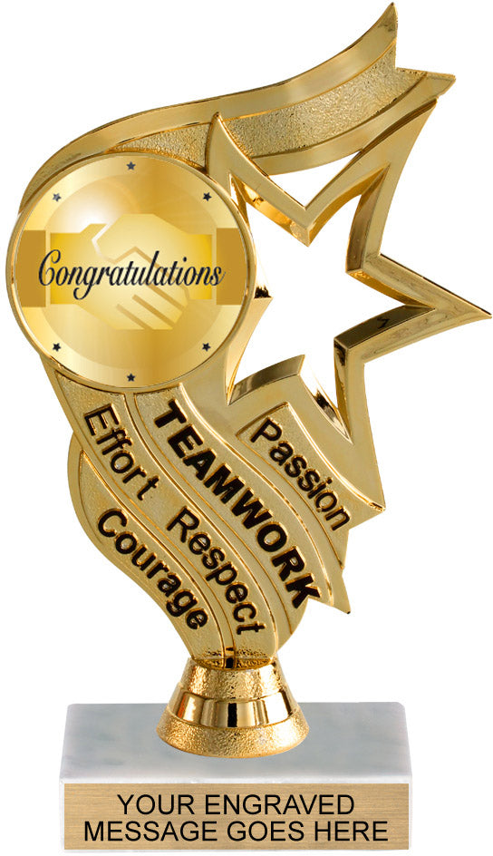 Black and Gold Inspiration Insert Trophy [Ti-J60]