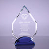 Optical Crystal Arrowhead on Blue Base - 6.5 inch [CM55-B-6]