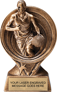 Basketball Male Saturn 6" Resin Trophy [RM26ST-BKM]