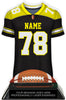 Football Jersey Colorix-T Acrylic Trophy - Yellow [TACR7-JSY-FB-YLW-Q]