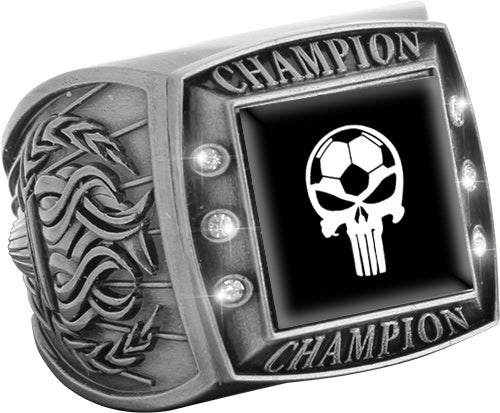 Custom Full Color Championship Ring- Silver [RXGSJ-S-CHMP]