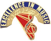 Excellence in Music Enameled Pin [PCM-MC-573]