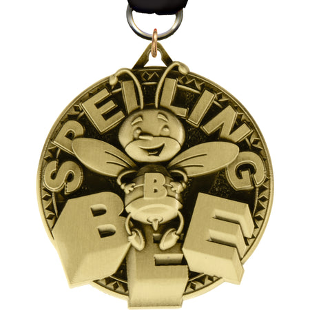 2" Spelling Bee Ultra-Impact 3-D Medal [MDTD2-SPB]