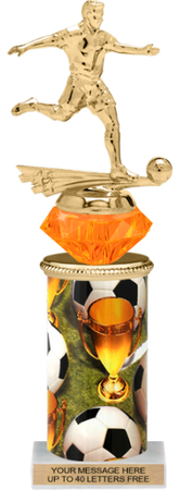 Rectangle/Oval Column Diamond Riser Trophy [TDRSQ11]