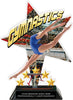 Gymnastics Shattered Star Colorix Acrylic Trophy- 8.5 inch [TACR85-STR-GF-Q]