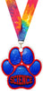 Science Paw Acrylic Medal- 2.75 inch [MACR2-PAW-SE-Q]